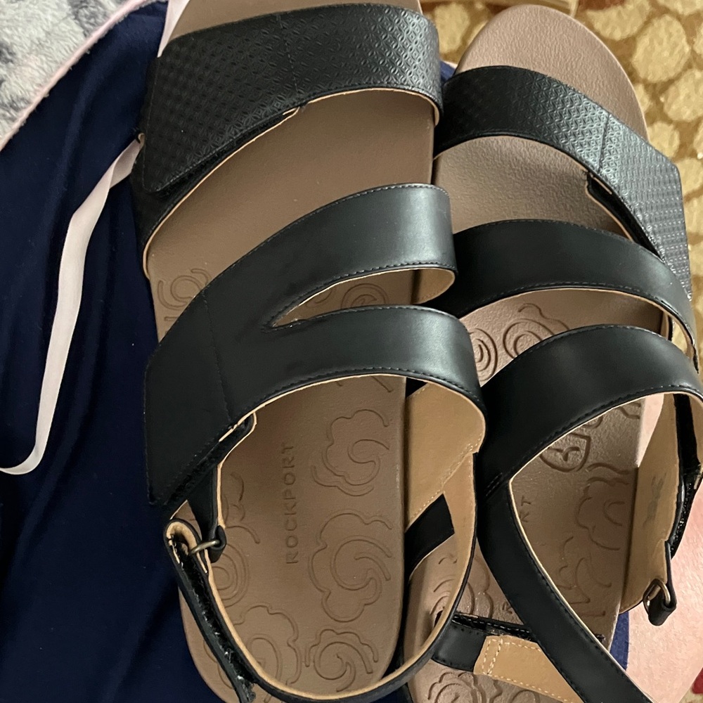 Rockport Women's Black Sandals